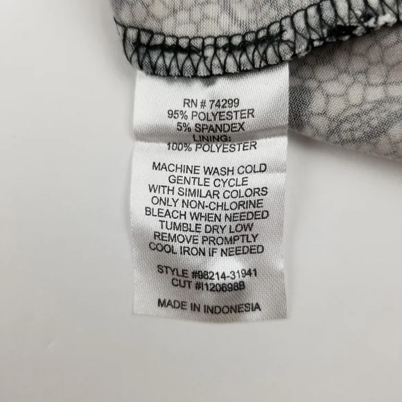 En Focus one shoulder paisley maxi dress size 20W - Picture 4 of 6